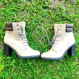 Lace Up Heel boots